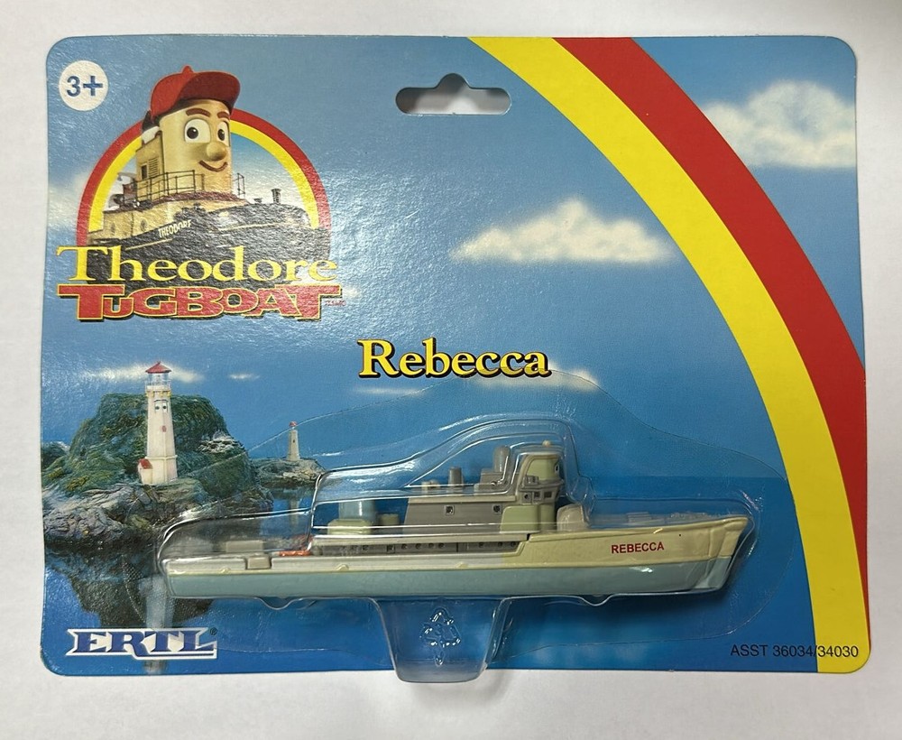Ertl Theodore Tugboat Rebecca Die-Cast Vintage Toy Rare