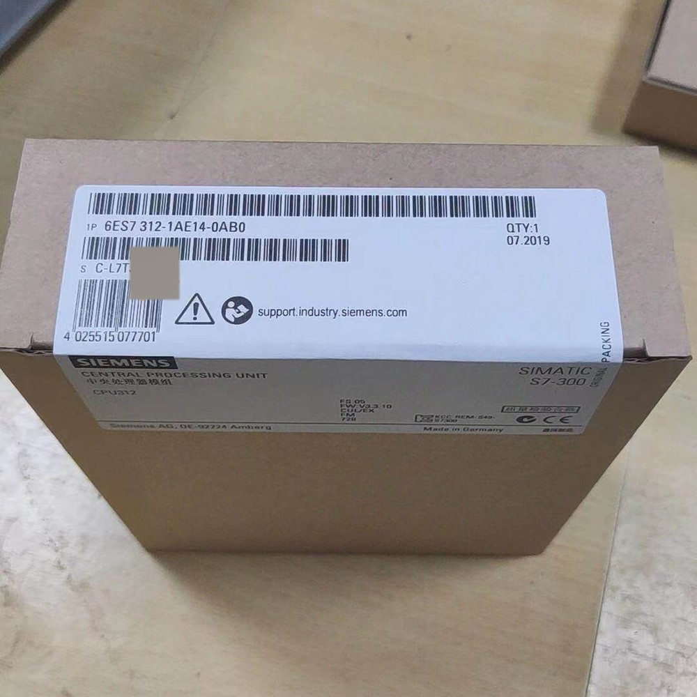 SIEMENS New 6ES7 312-1AE14-0AB0 6ES7312-1AE14-0AB0 PLC free shipping
