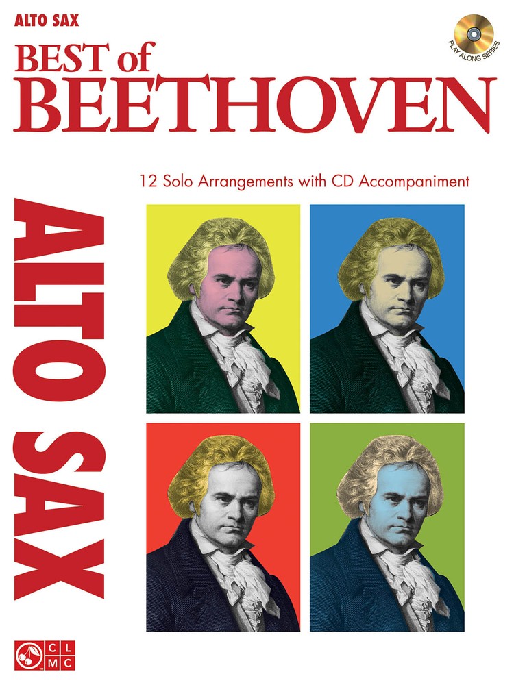 Best of Beethoven for Alto Sax Solo Classical Sheet Music Play-Along Book CD