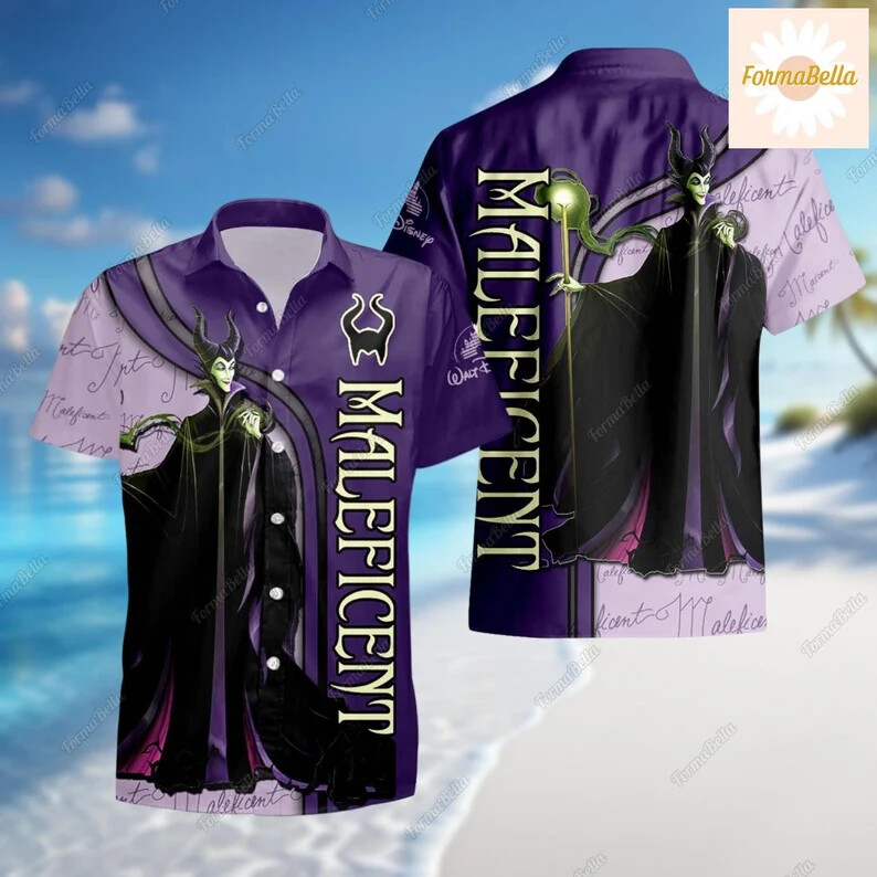 Halloween Maleficent 3D HAWAII SHIRT MOTHER DAY GIFT ALL OVER PRINT BEST PRICE-image