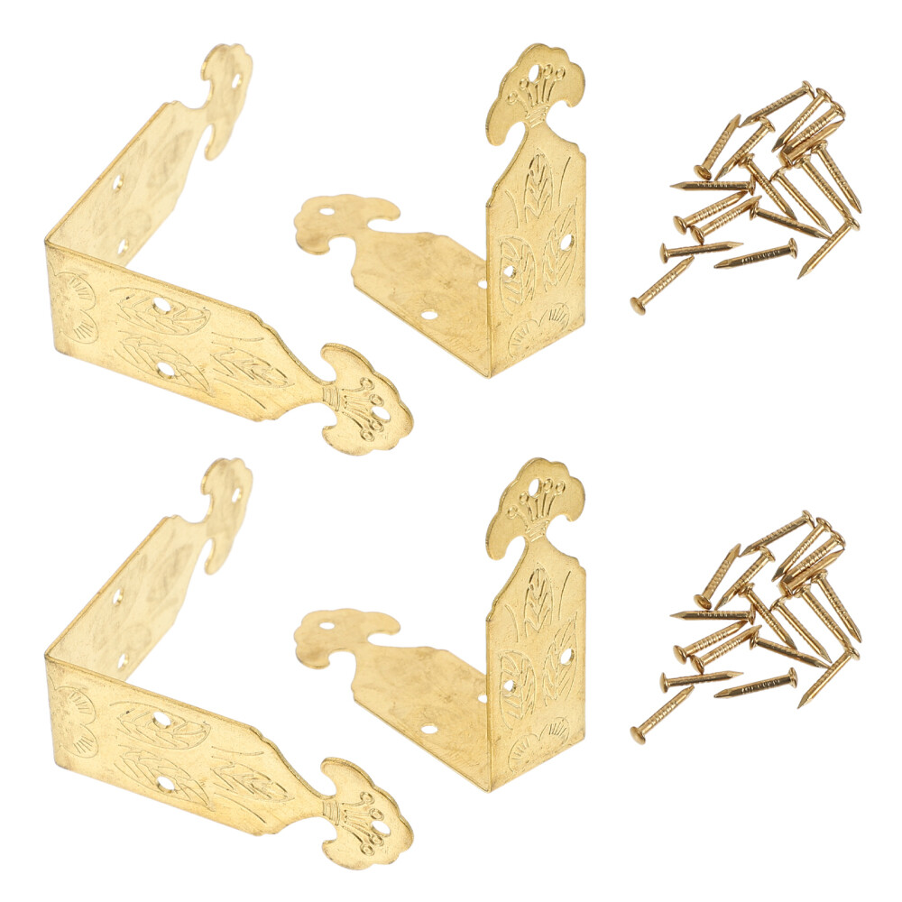 4 Sets Corners Copper Edging Accessories Furniture Guards Woodworking Baby