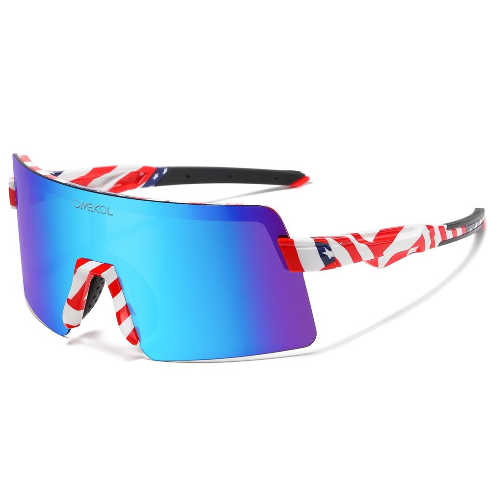 Polarized Sports Sunglasses Cycling Glasses UV400 Mountain Bike Goggles MTB R...