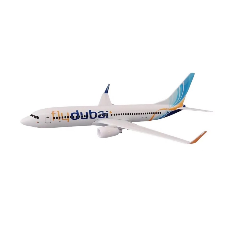1:400 Scale Dubai Airplanes B737 Model Airplane Diecast Alloy Plane Decor Gifts