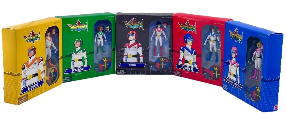 VOLTRON CLASSICS PILOTS SET MATTY COLLECTOR RARE KEITH ALLURA HUNK PIDGE LANCE