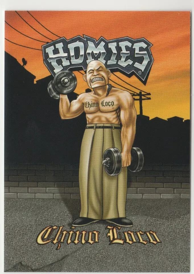 Chino Loco #52 Homies Swap Cards 2004 NECA Lowrider Chicano Barrio East LA