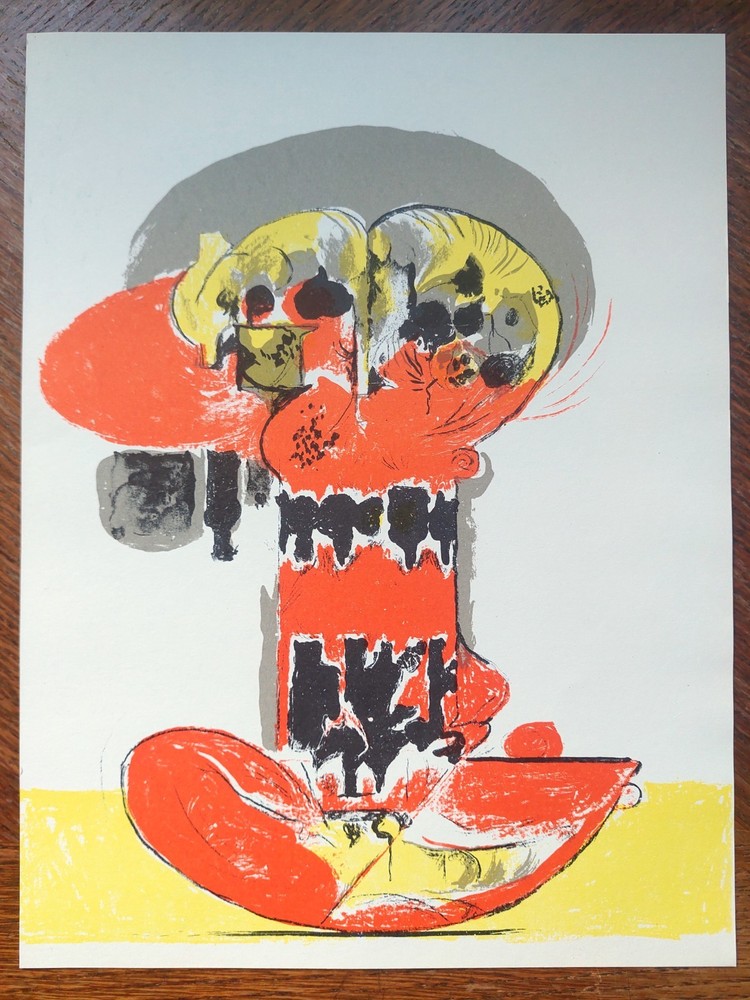 Graham SUTHERLAND Original lithograph, 1972 / Original print by Sutherland