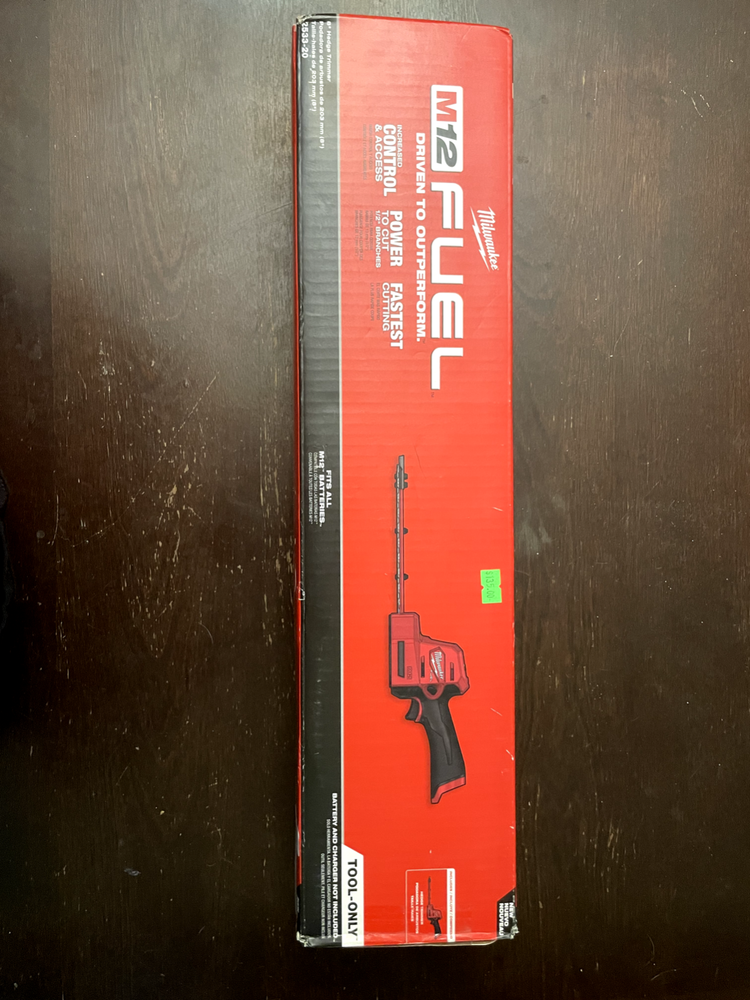 NEW Milwaukee 2533-20 M12 FUEL 12V 8” Cordless Hedge Trimmer Red FACTORY SEALED