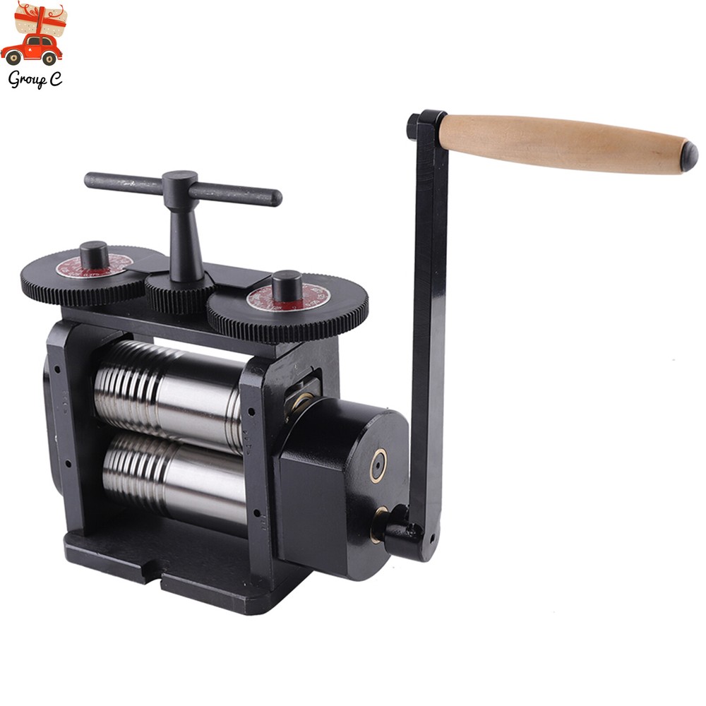 130mm Manual Rolling Mill Machine,Wire Flat Pattern Sheet Metal Jewelry Tool