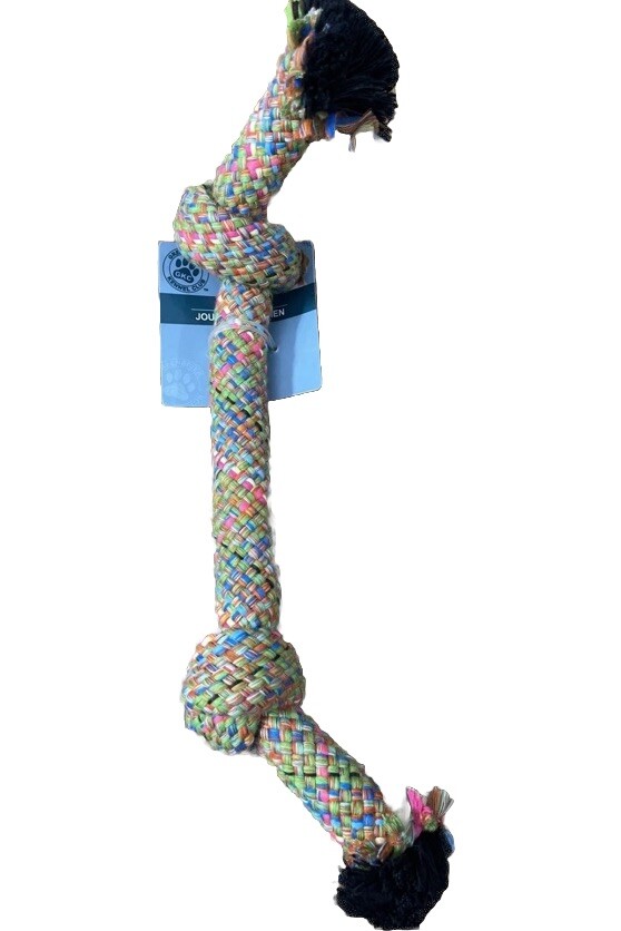 Greenbriar Kennel Club Dog Rope Toy Multicolored Interactive Heavy Duty