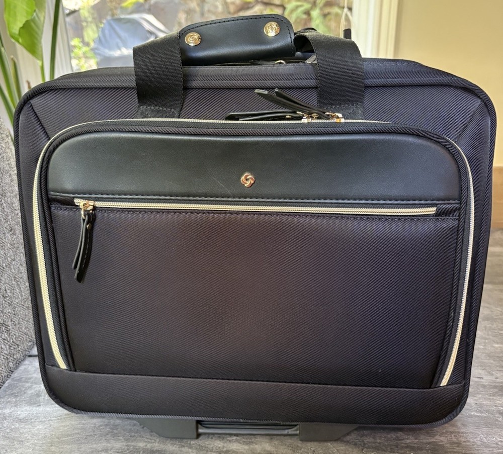 Samsonite rolling wheel laptop luggage carry-on briefcase Excellent Condition