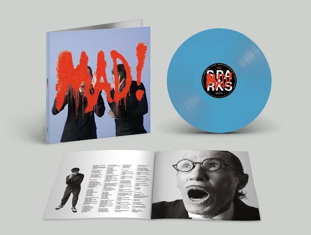 Sparks MAD! Limited Edition Blue Vinyl LP