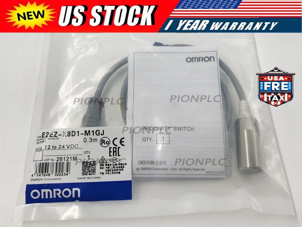 1PCS New For OMRON Inductive E2EZ-X8D1-M1GJ 12-24VDC Sensor Proximity Switch-