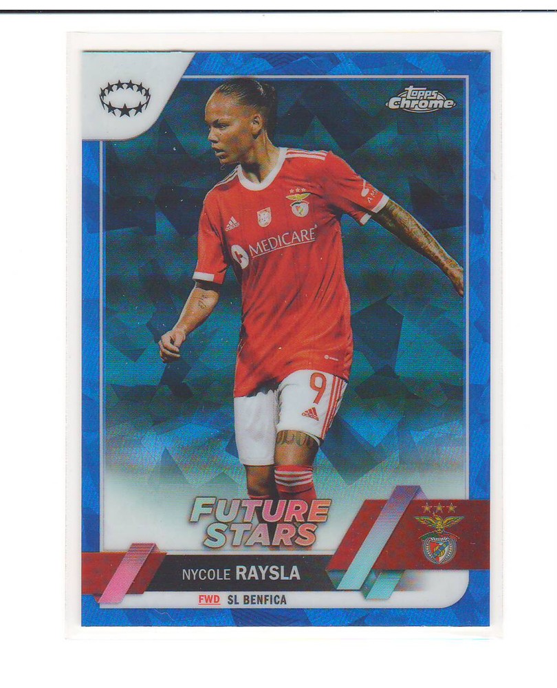 2022-23 Topps Chrome Sapphire UWCL #73 Nycole Raysla