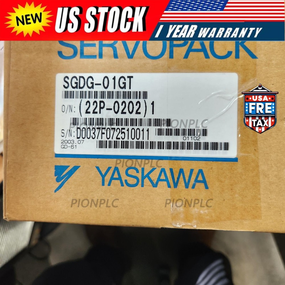 In Box YASKAWA SGDG-01GT Servo Drive Shipping new