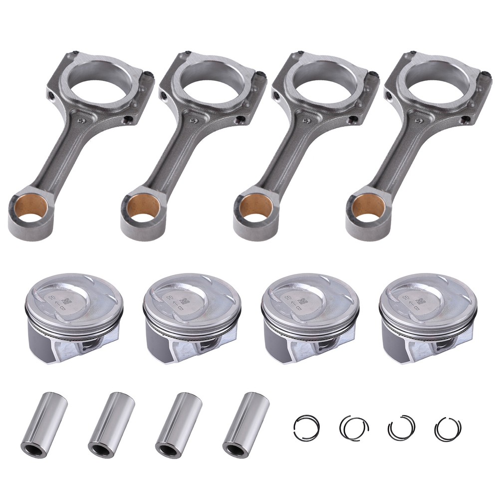 Hyundai Sonata Kia Sorento Optima 2.4L 11-19 Piston Rod Set 4pc