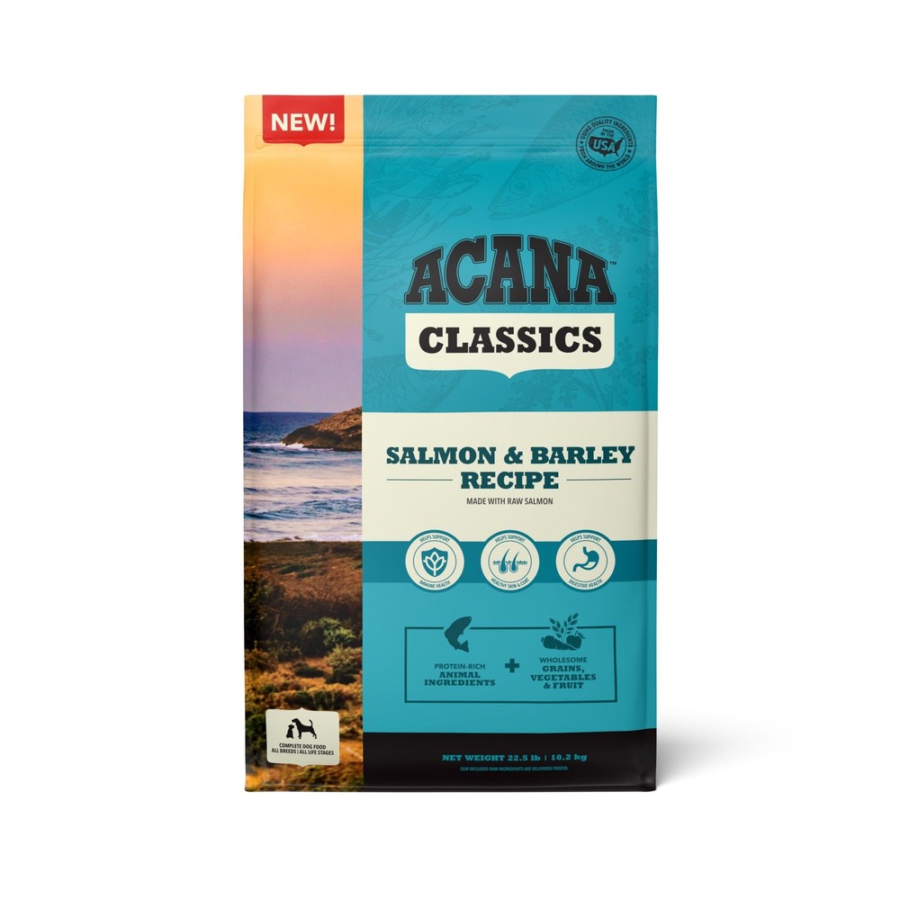 ACANA Classics Dry Dog Food Salmon and Barley Recipe 22.5lb Bag