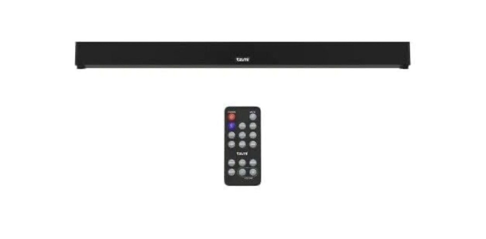 TZUMI 37 in. ClearWave Wireless Bluetooth or Wired AUX Soundbar w/ Remote, TV PC