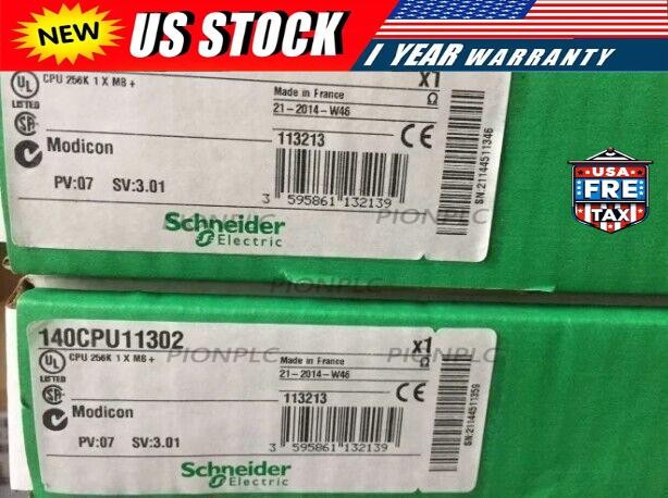 1 PCS Schneider 140CPU11302 PLC Controller CPU Module 140CPU11302 New In Box