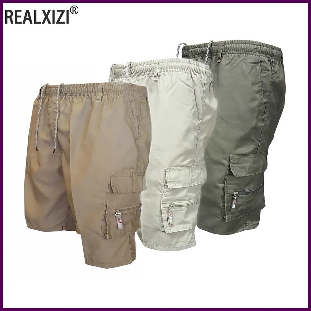 Men's Shorts Loose Casual Shorts Summer Street Drawstring Tactical Shorts