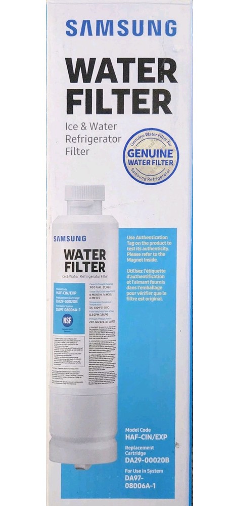 SAMSUNG Genuine Filter Refrigerator Water & Ice Carbon Block Filtration Open-Box