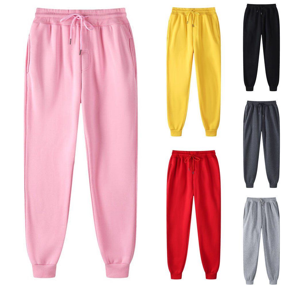 Men's Fleece Joggers - Gym Workout Sweatpants for Running & Training