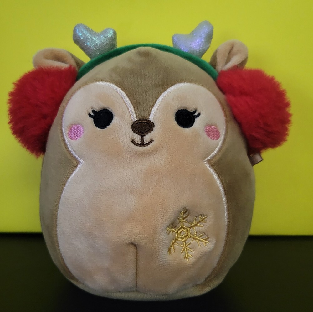 Squishmallow Darla The Reindeer With Earmuffs Christmas Holiday 5