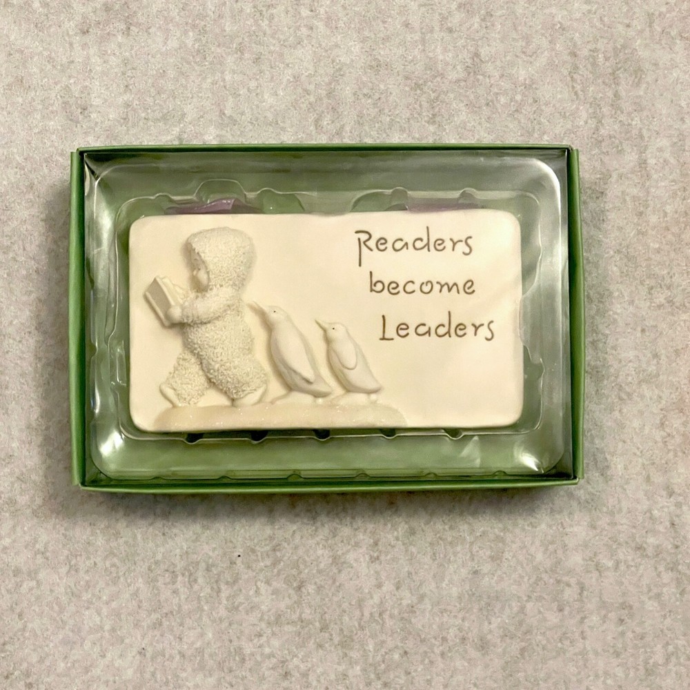 Snowbabies Readers Become Leaders Inspirational Wall Art  
