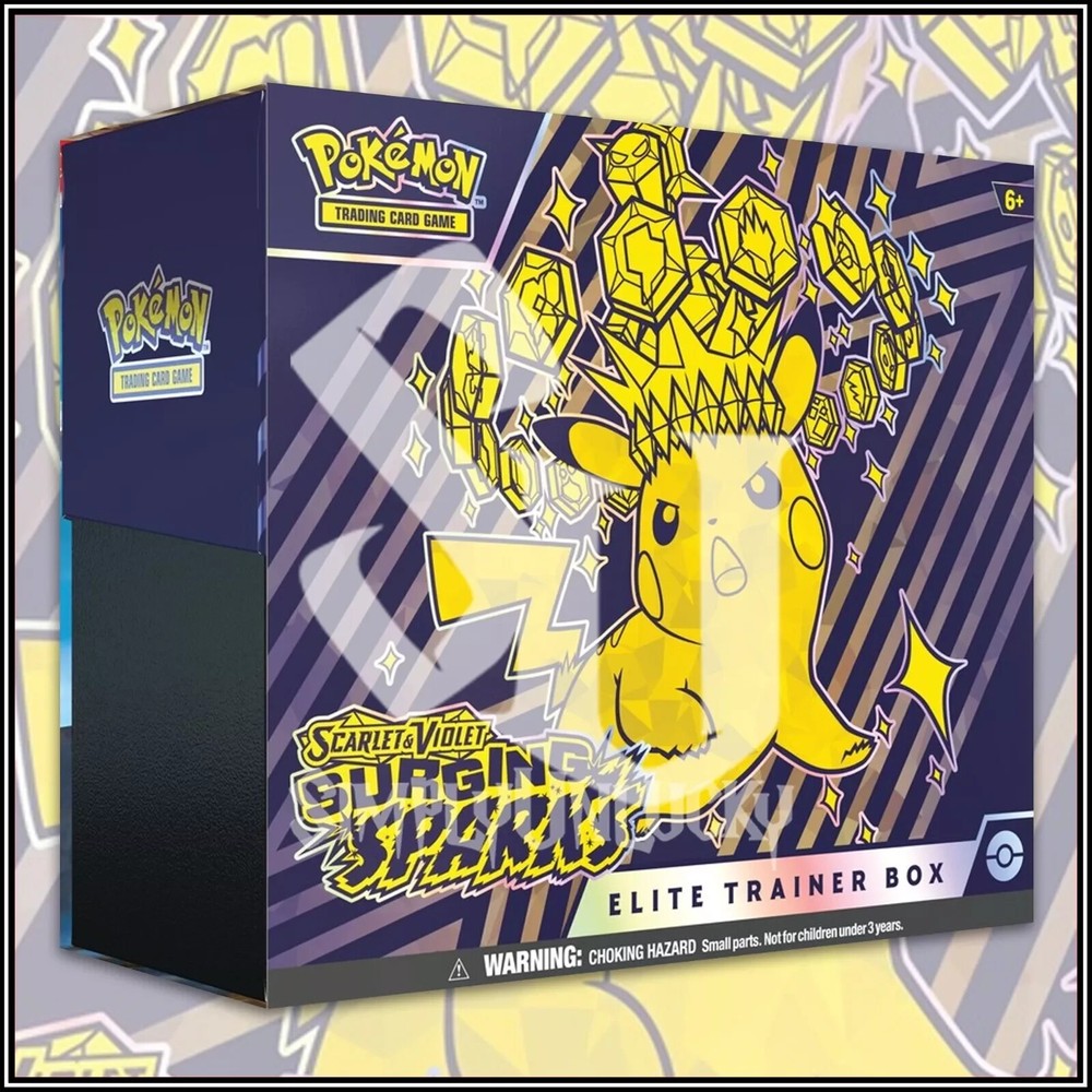 Pokemon TCG: Surging Sparks Elite Trainer Box ETB 9 Packs SV08 | Ships 11/8