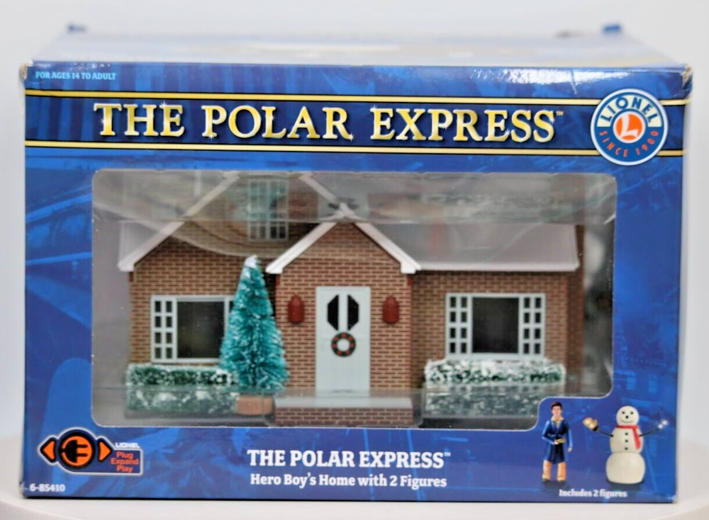 LIONEL POLAR EXPRESS HERO BOY'S HOUSE ACCESSORY 6-85410! O GAUGE TRAIN PLUG PLAY