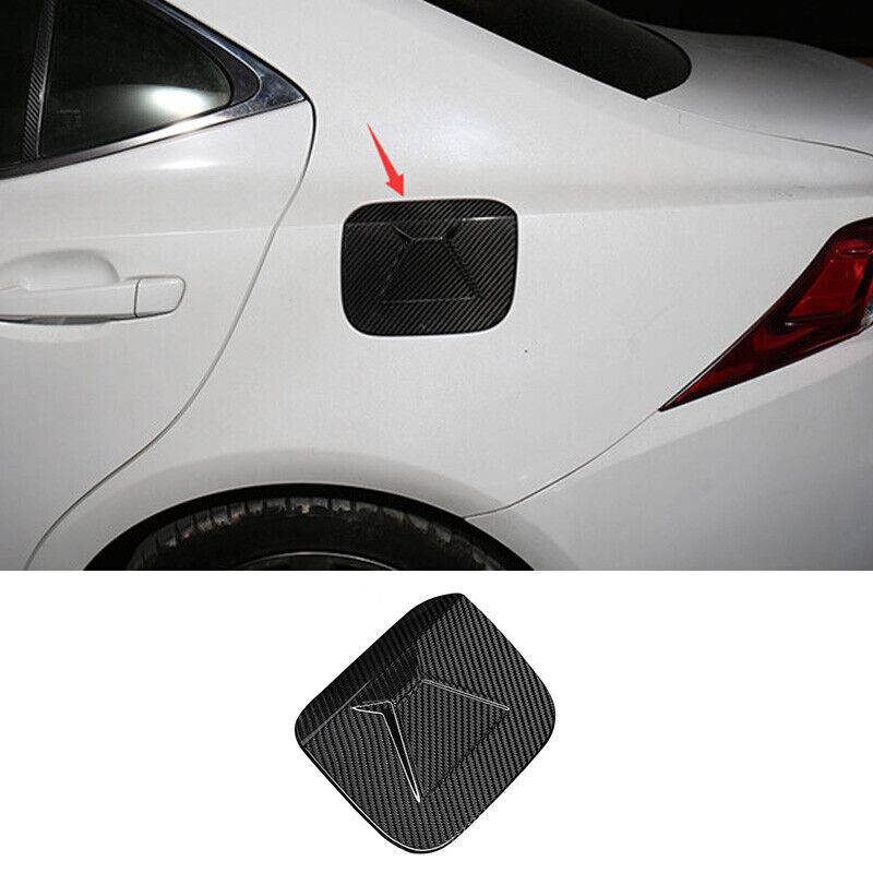 Real Carbon Fiber Fuel Tank Cap Oil Gas Trim For Lexus IS250/300/350 2013-2020
