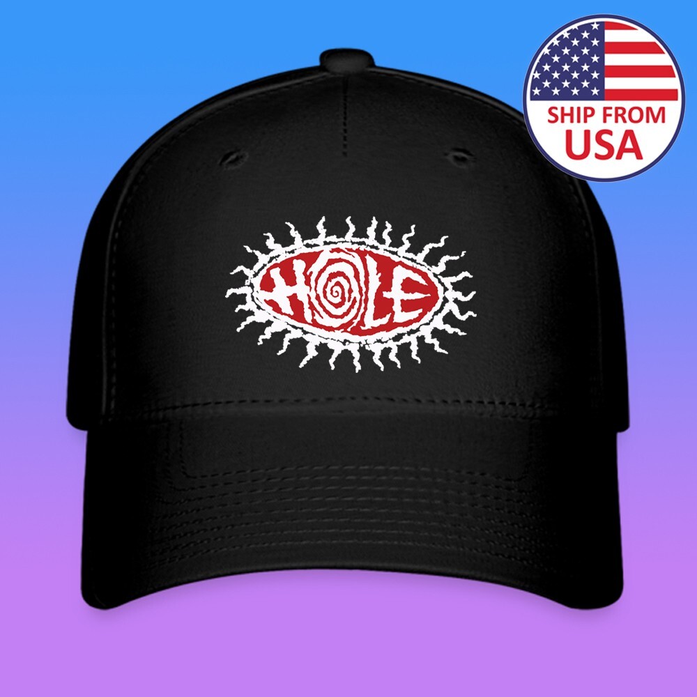 Courtney Love Cap Adjustable Hole Band Hat Sizes S/M & L/XL