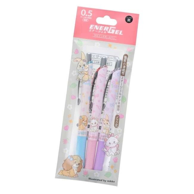 Disney Store Japan EnerGel Pen Gel Ball Pen 0.5mm Marie Lady Miss Bunny 3P Set