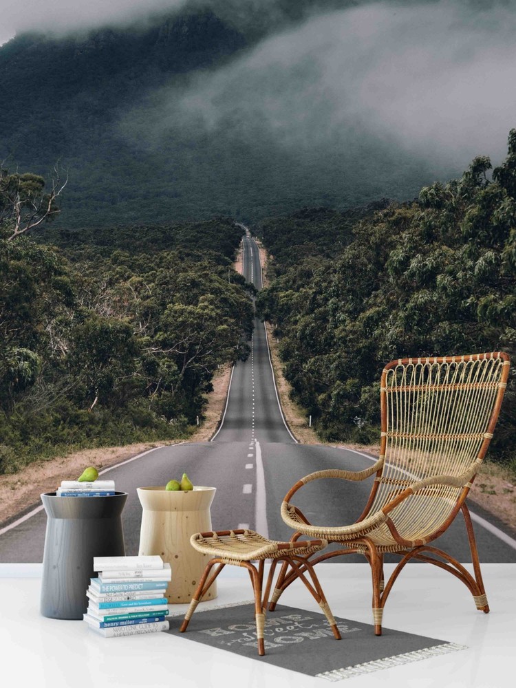 3D Forest Road Landscape Wall Murals Wallpaper Murals Wall Sticker