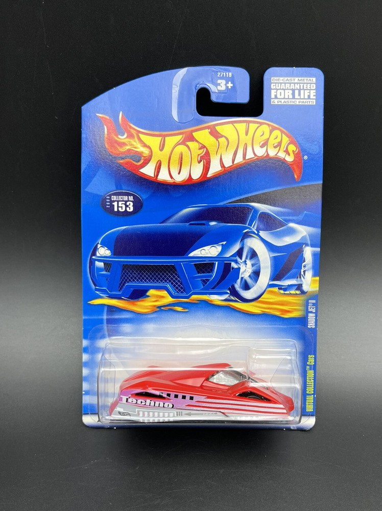 Hot Wheels 2000 Shadow Jet II Virtual Collection Cars Mattel 153 Red