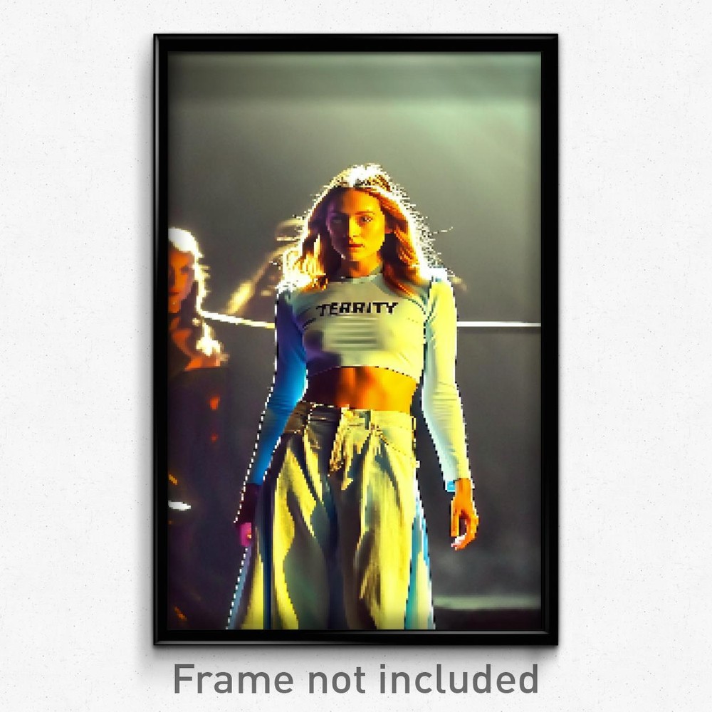 Pixel Art Poster - Terrific Crop (8 Bit Psychedelic Trippy Video Game Print)