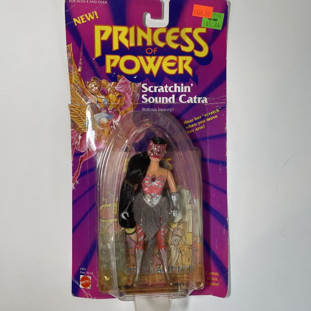 She-Ra Scratchin Sound Catra MOTU Super Rare Masked Figure