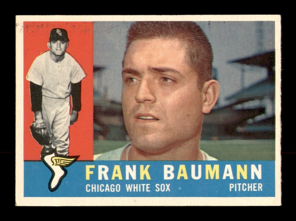 1960 Topps #306 Frank Baumann EX-MT Vintage Baseball Card OBGcards