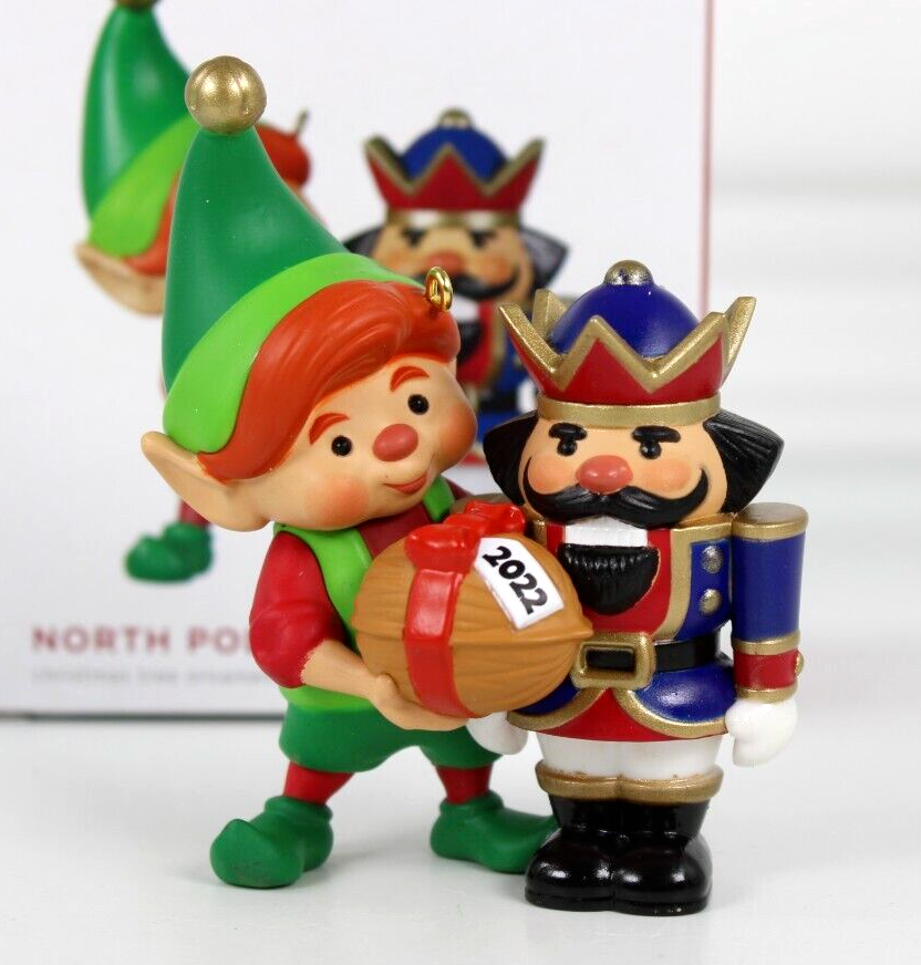 Hallmark North Pole Tree Trimmers Ornament Elf Nutcracker 10th Edition 2022 New