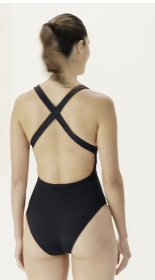 Andie The Full Coverage Tulum One Piece Swimsuit Black Size L Smooth Resort