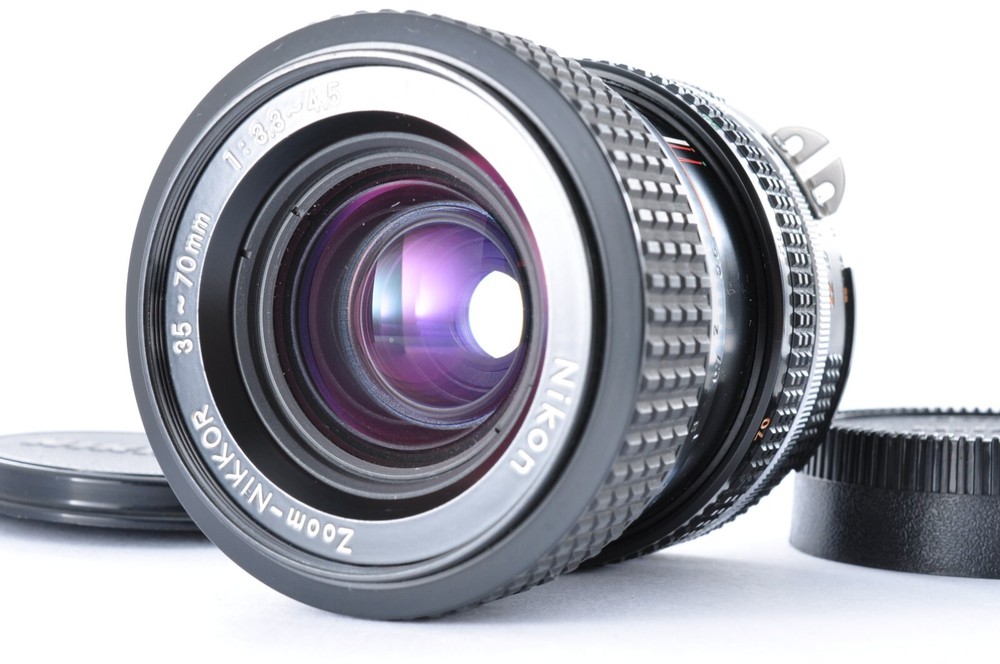 Nikon AIS Zoom Nikkor 35-70mm f/3.3-4.5 Lens Near Mint Condition Japan #10039