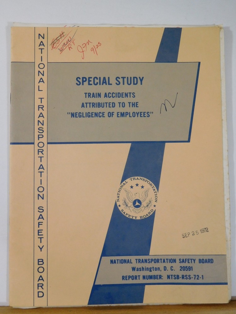 Employee Negligence in 1972 Train Accidents Study