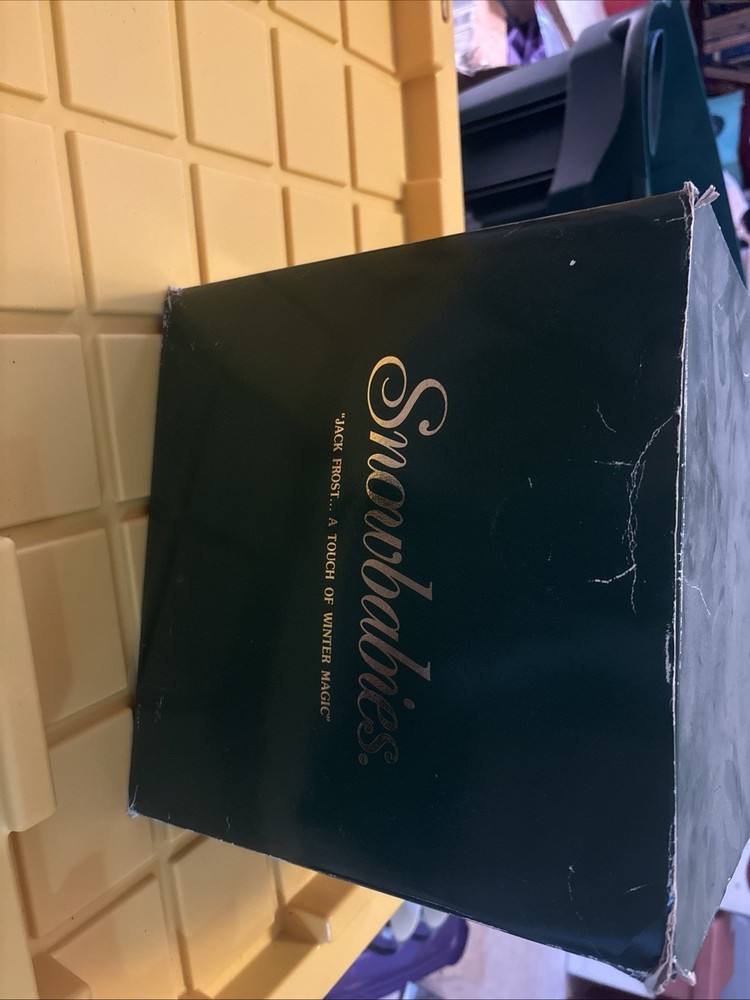 Department Dept 56 Snowbabies Wait For Me Vintage Figurine With Original Box