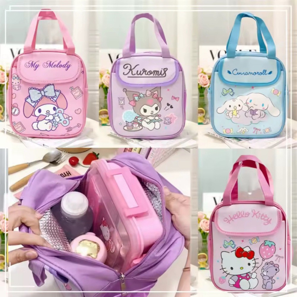 Sanrio - Hello kitty Character’s - Insulated Lunch Bag For Kids