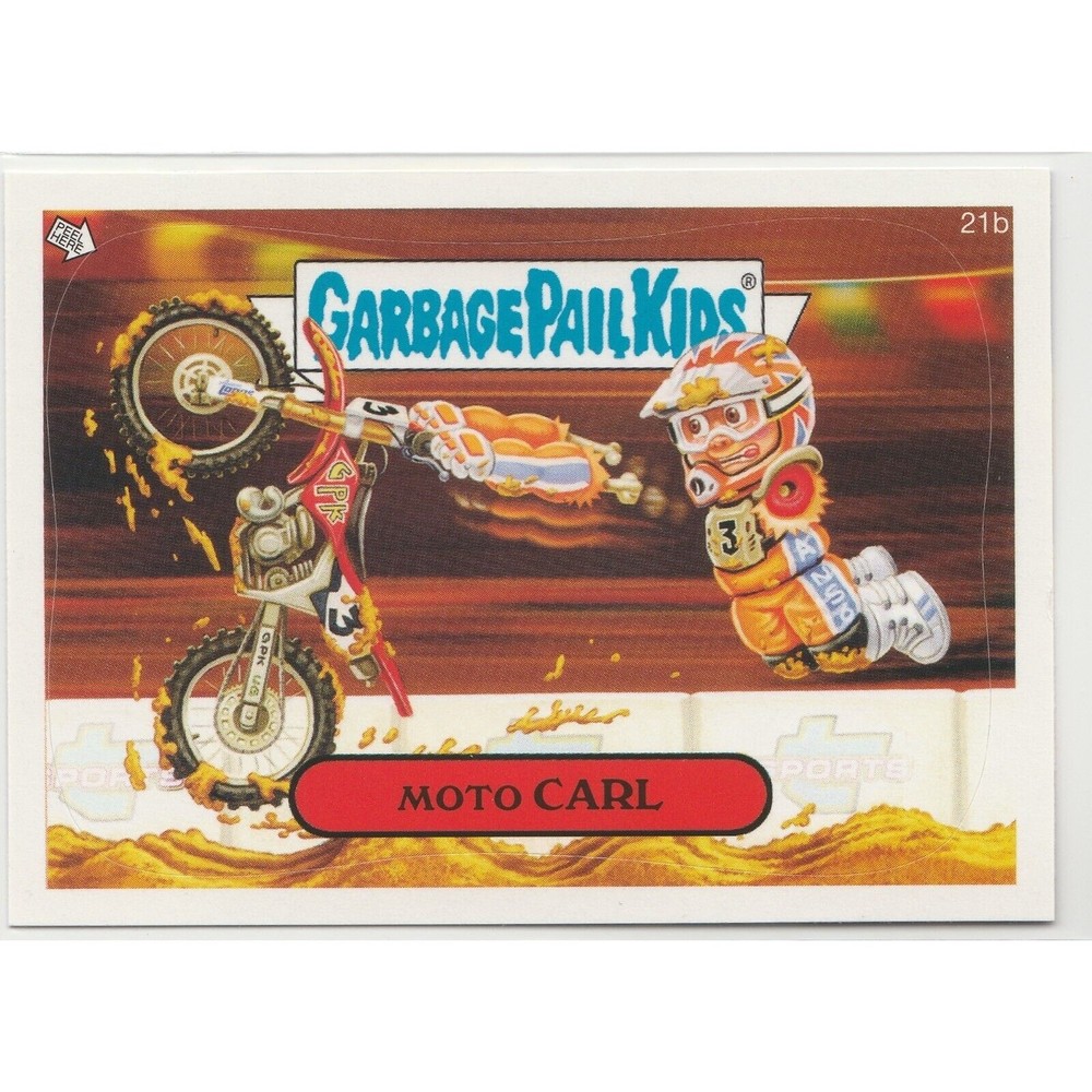 Moto Carl #21b Motocross MX Garbage Pail Kids GPK 2006 ANS5 Series 5 Card