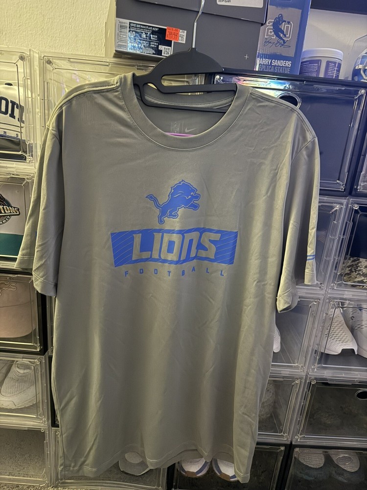 Detroit Lions Nike Sideline Legend Performance T-Shirt Size Large, New W/O TAGS