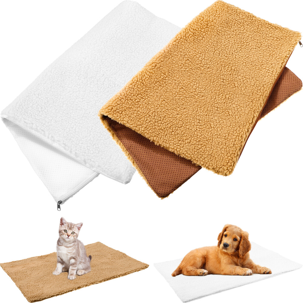 2 Pcs Self-Heating Pet Pad for Dogs and Cats