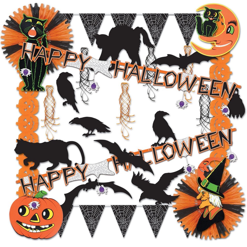 Beistle Halloween Trimorama Scary Party Decorations for Halloween