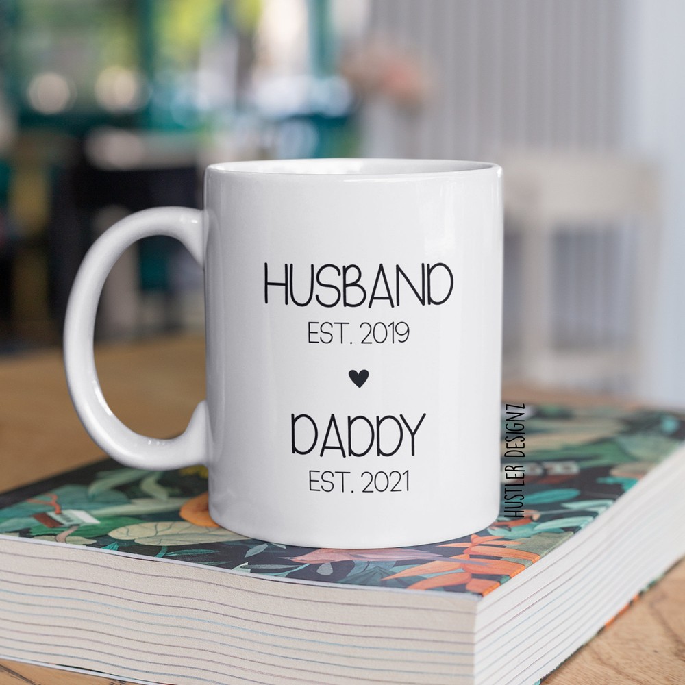 Husband Daddy Mug New Dad Gift Pregnancy Announcement Baby Shower Gift New Baby