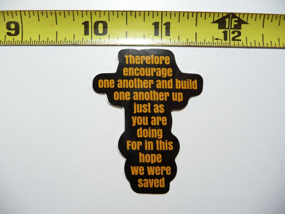 Inspirational Hope Saved Decal Sticker for Christian Faith and Church Belief