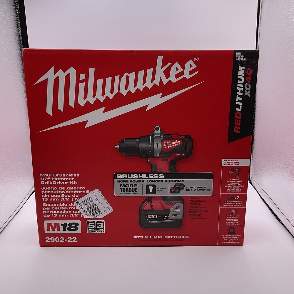 M18 Fuel 1/2 Inch Brushless Hammer Drill Kit by Milwaukee Tool